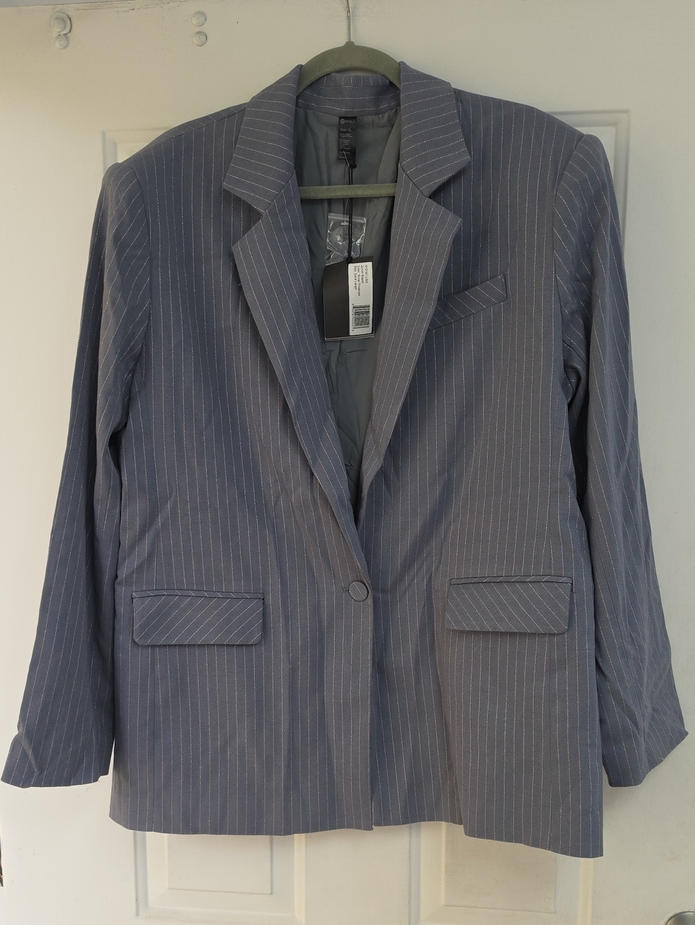 Noli Women's Striped Oversized Blazer